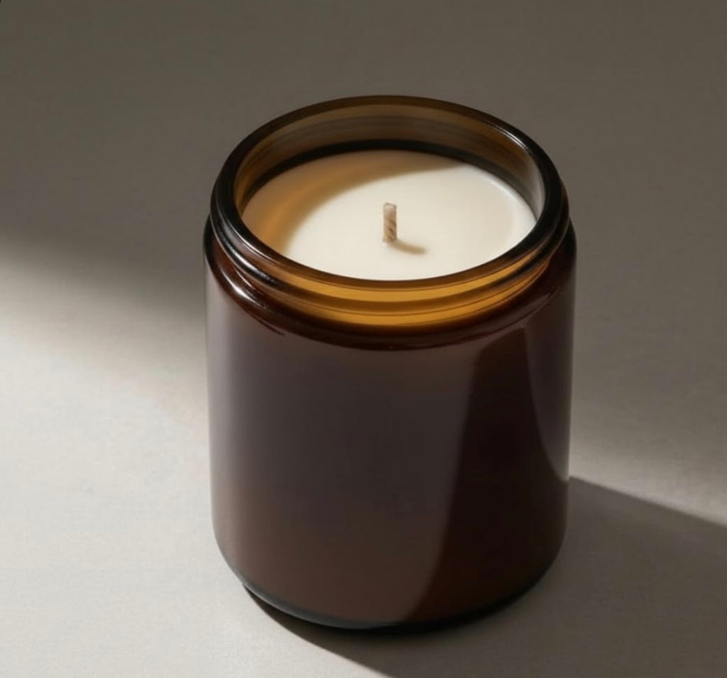 BLACK VANILLA + MUSK SOY WAX CANDLE 8.OZ