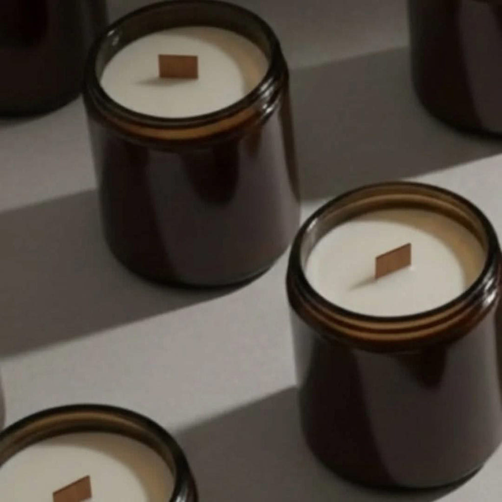 TOBACCO CARAMEL SOY WAX CANDLE 8.OZ